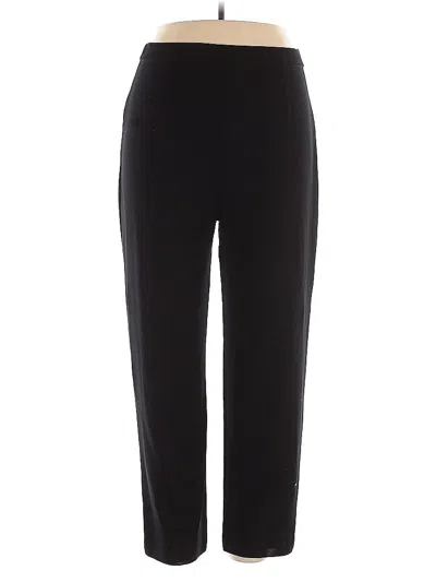 Pre-owned Misook Active Pants In Black