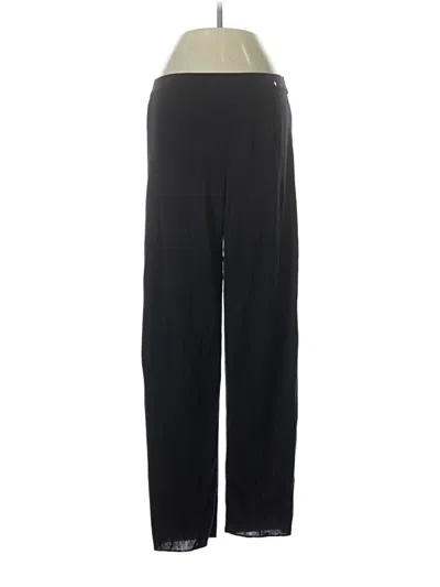 Pre-owned Misook Active Pants In Black