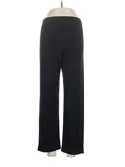Pre-owned Misook Active Pants In Black