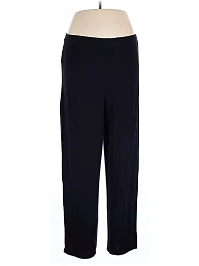 Pre-owned Misook Active Pants In Blue