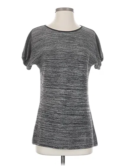 Pre-owned Misook Active T-shirt In Gray