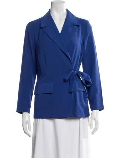 Pre-owned Misook Blazer W/ Tags In Blue