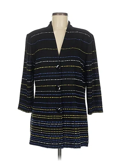 Pre-owned Misook Cardigan Sweater In Black