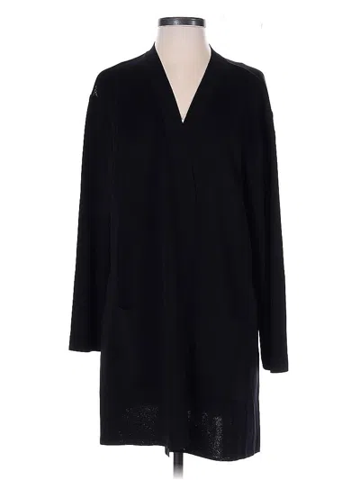 Pre-owned Misook Cardigan Sweater In Black