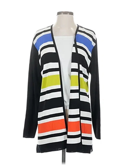 Pre-owned Misook Cardigan Sweater In Black