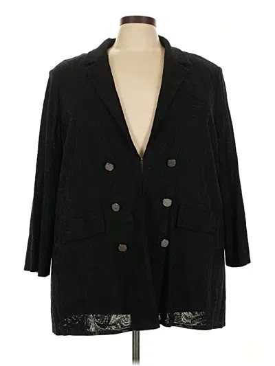 Pre-owned Misook Cardigan Sweater In Black