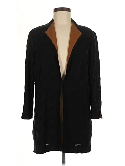 Pre-owned Misook Cardigan Sweater In Black