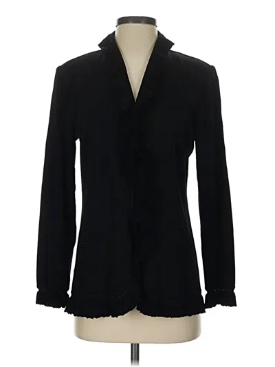 Pre-owned Misook Cardigan Sweater In Black