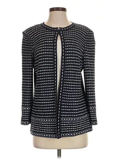 Pre-owned Misook Cardigan Sweater In Black