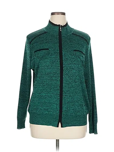 Pre-owned Misook Cardigan Sweater In Blue