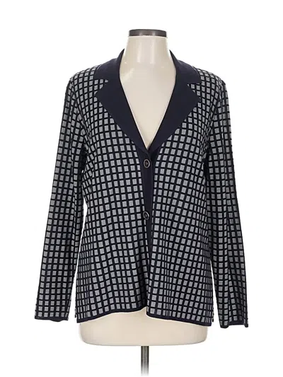 Pre-owned Misook Cardigan Sweater In Blue