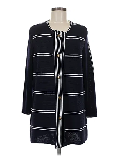 Pre-owned Misook Cardigan Sweater In Blue