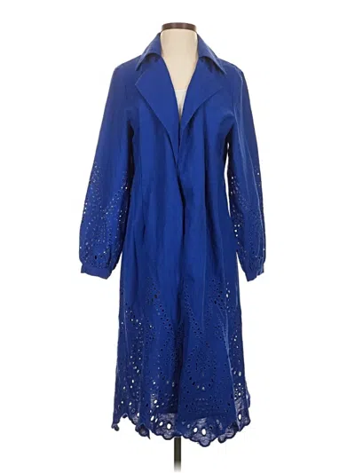 Pre-owned Misook Cardigan Sweater In Blue