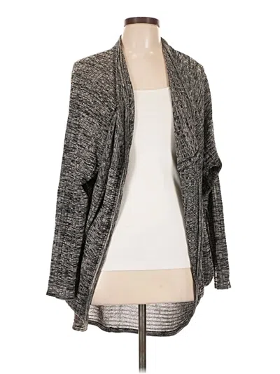 Pre-owned Misook Cardigan Sweater In Gray