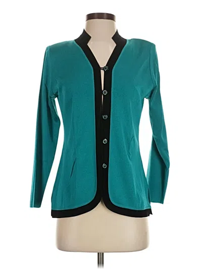 Pre-owned Misook Cardigan Sweater In Teal
