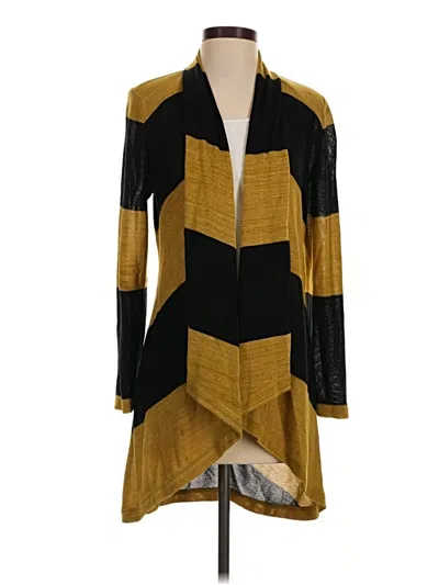 Pre-owned Misook Cardigan Sweater In Yellow