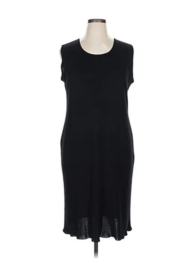 Pre-owned Misook Casual Dress In Black