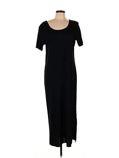 Pre-owned Misook Casual Dress In Black