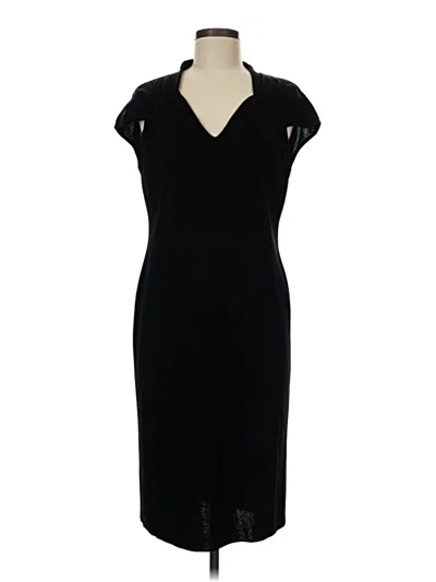 Pre-owned Misook Casual Dress In Black