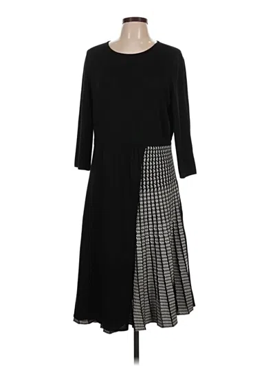 Pre-owned Misook Casual Dress In Black