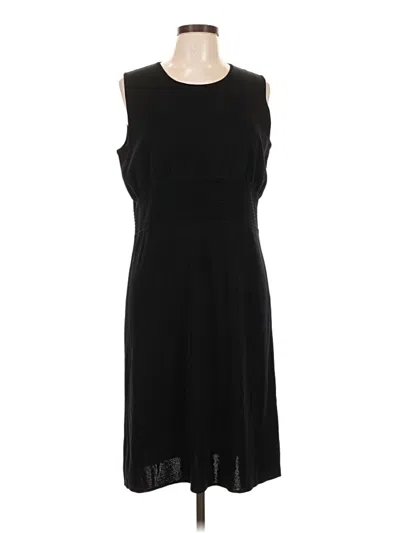 Pre-owned Misook Casual Dress In Black