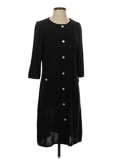 Pre-owned Misook Casual Dress In Black