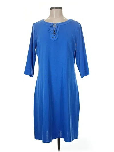Pre-owned Misook Casual Dress In Blue