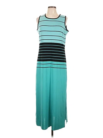 Pre-owned Misook Casual Dress In Teal