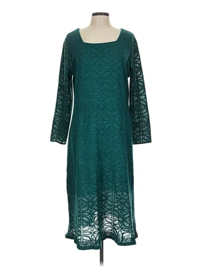 Pre-owned Misook Casual Dress In Teal