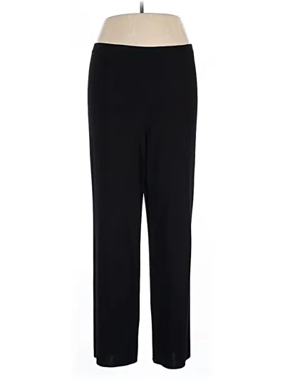 Pre-owned Misook Casual Pants In Black