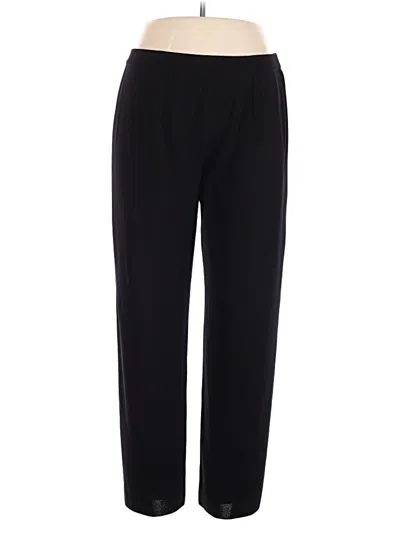 Pre-owned Misook Casual Pants In Black