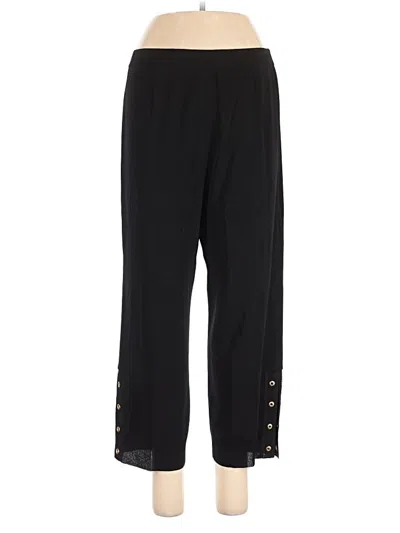 Pre-owned Misook Casual Pants In Black