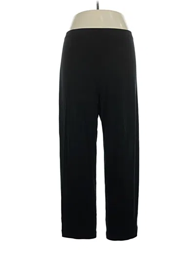 Pre-owned Misook Casual Pants In Black