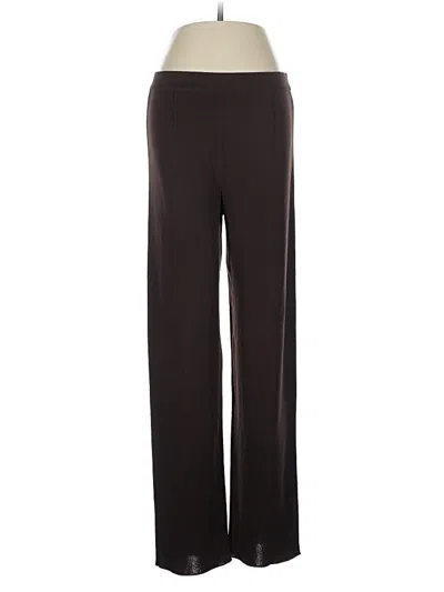 Pre-owned Misook Casual Pants In Brown