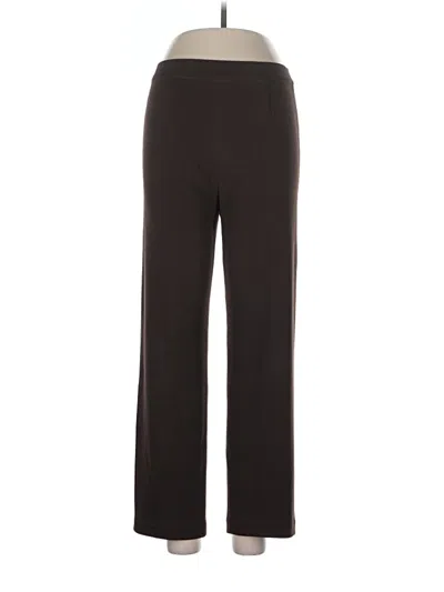 Pre-owned Misook Casual Pants In Brown
