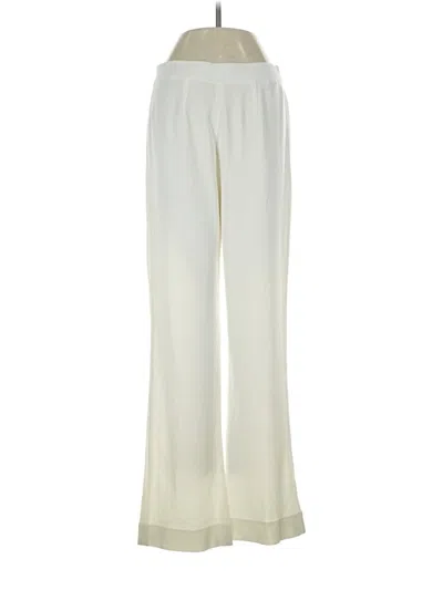 Pre-owned Misook Casual Pants In Ivory
