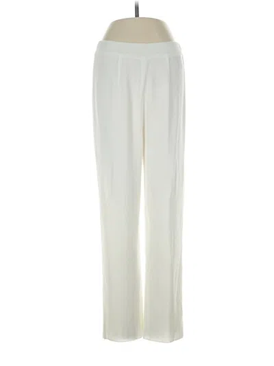 Pre-owned Misook Casual Pants In White