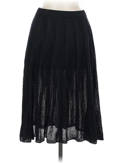 Pre-owned Misook Casual Skirt In Black