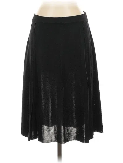 Pre-owned Misook Casual Skirt In Black