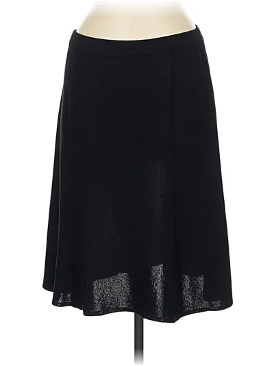 Pre-owned Misook Casual Skirt In Black