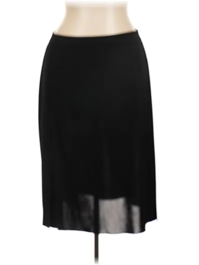 Pre-owned Misook Casual Skirt In Black