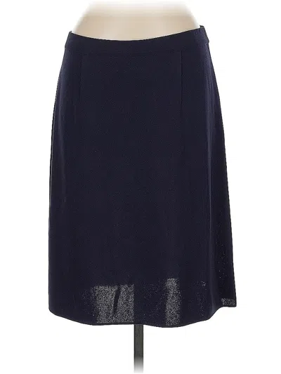 Pre-owned Misook Casual Skirt In Blue