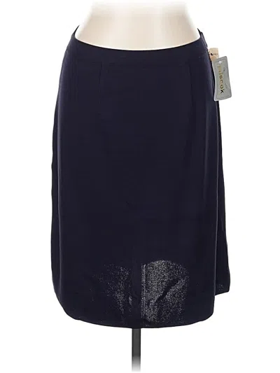 Pre-owned Misook Casual Skirt In Blue