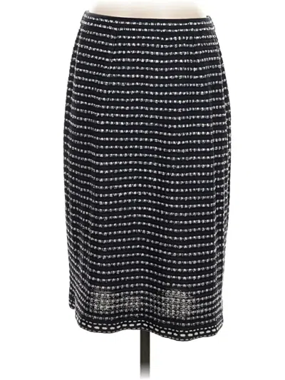 Pre-owned Misook Casual Skirt In Gray