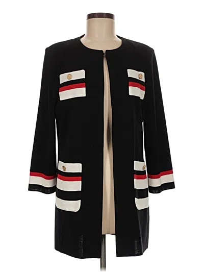 Pre-owned Misook Coat In Black