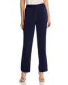 Misook Crepe De Chine Pants In Blue