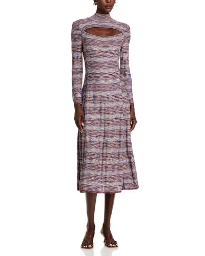 MISOOK CUTOUT MIDI DRESS