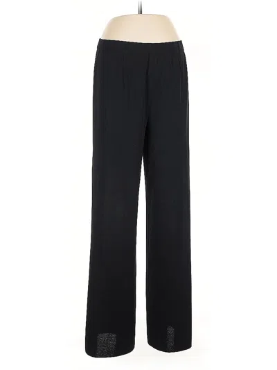 Pre-owned Misook Dress Pants In Black