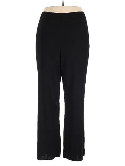 Pre-owned Misook Dress Pants In Black