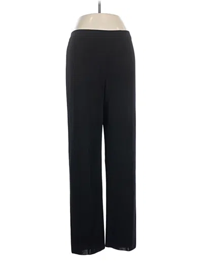 Pre-owned Misook Dress Pants In Black